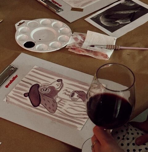 Mesa Criativa retorna ao DRY com experiência de aquarela e vinho