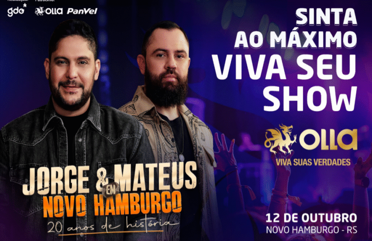 Olla leva experiência exclusiva para show especial de Jorge & Mateus em Novo Hamburgo