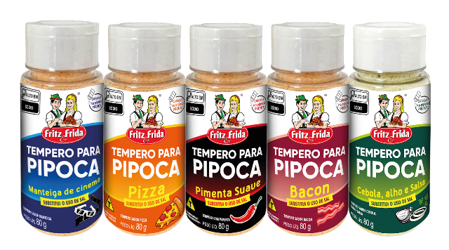 Novos sabores de tempero para pipoca são destaque da Fritz&Frida na Superminas 2025