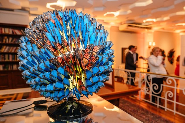 A Associação Leopoldina Juvenil recebe até o dia 19 de dezembro a Exposição “Vitrines: Metamorfoses em Luz”, de Milena Julianno, com curadoria de André Venzon