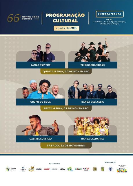 66ª Edição do Festival Hípico Noturno da Brigada Militar está chegando