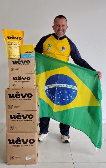 Uêvo é a suplementação oficial da Seleção Brasileira de Futebol Masculino de Surdos