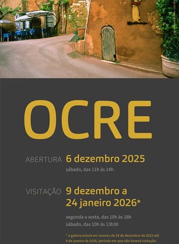 Ocre Galeria completa a agenda de 2025 com a coletiva “OCRE”, reunindo 150 artistas