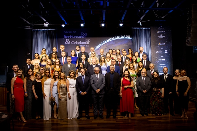 ABRH-RS premia os vencedores do Top Ser Humano e Top Cidadania 2025