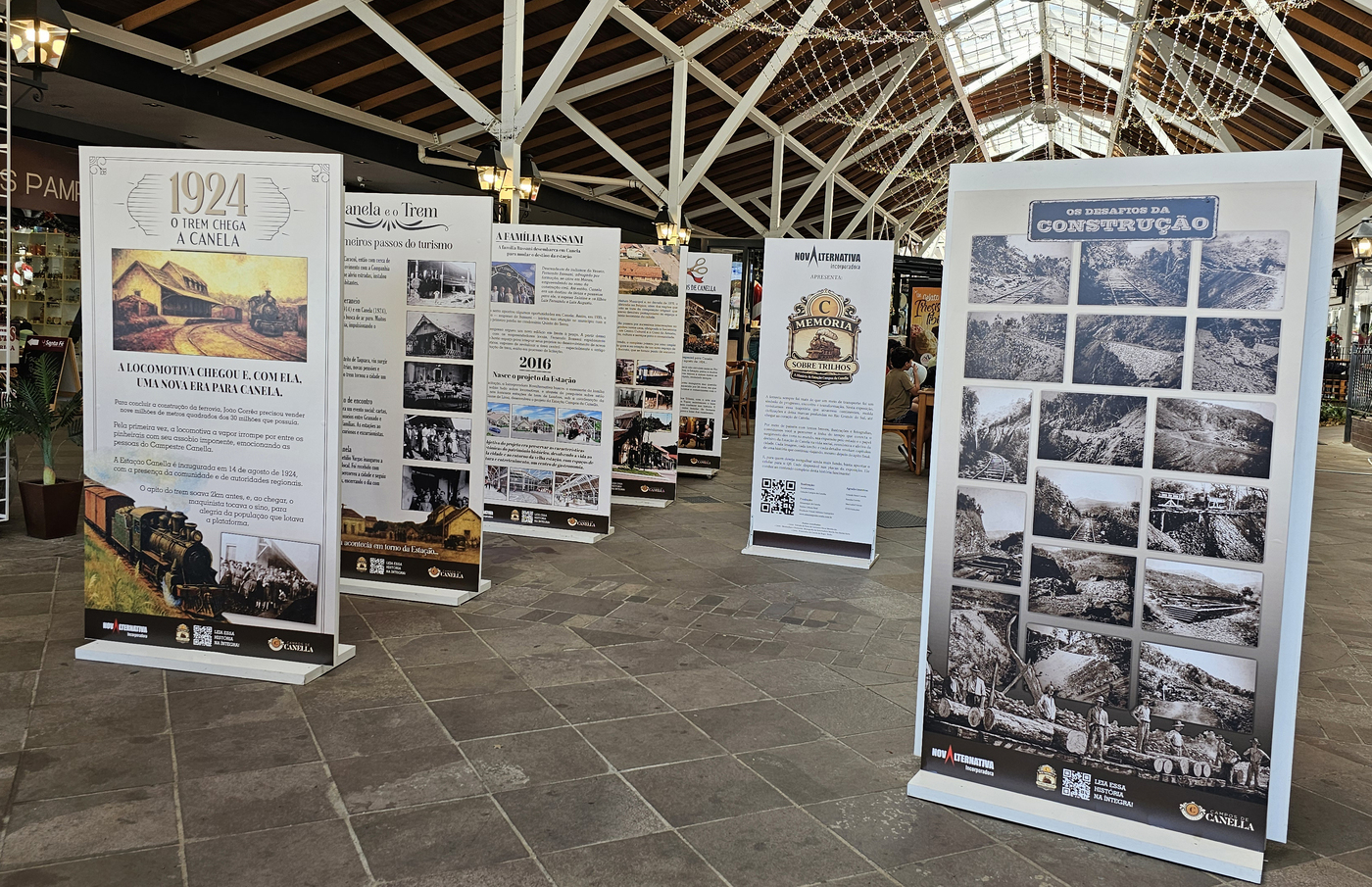 Exposição histórica sobre o trem na serra gaúcha ganha vida na Estação Campos de Canella 