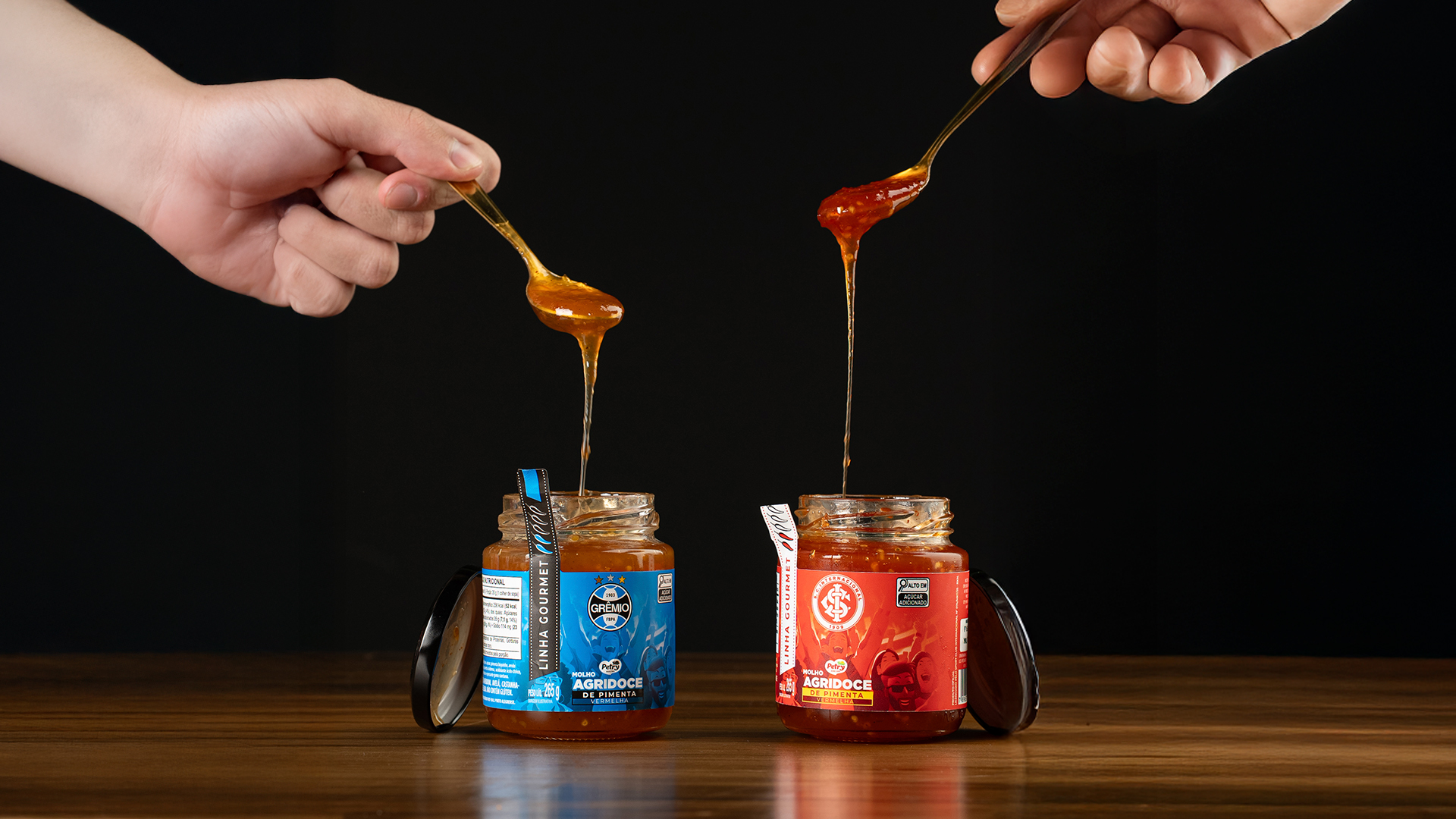 Petry Sabores lança linha licenciada de Grêmio e Internacional e transforma paixão pelo futebol em experiência à mesa 