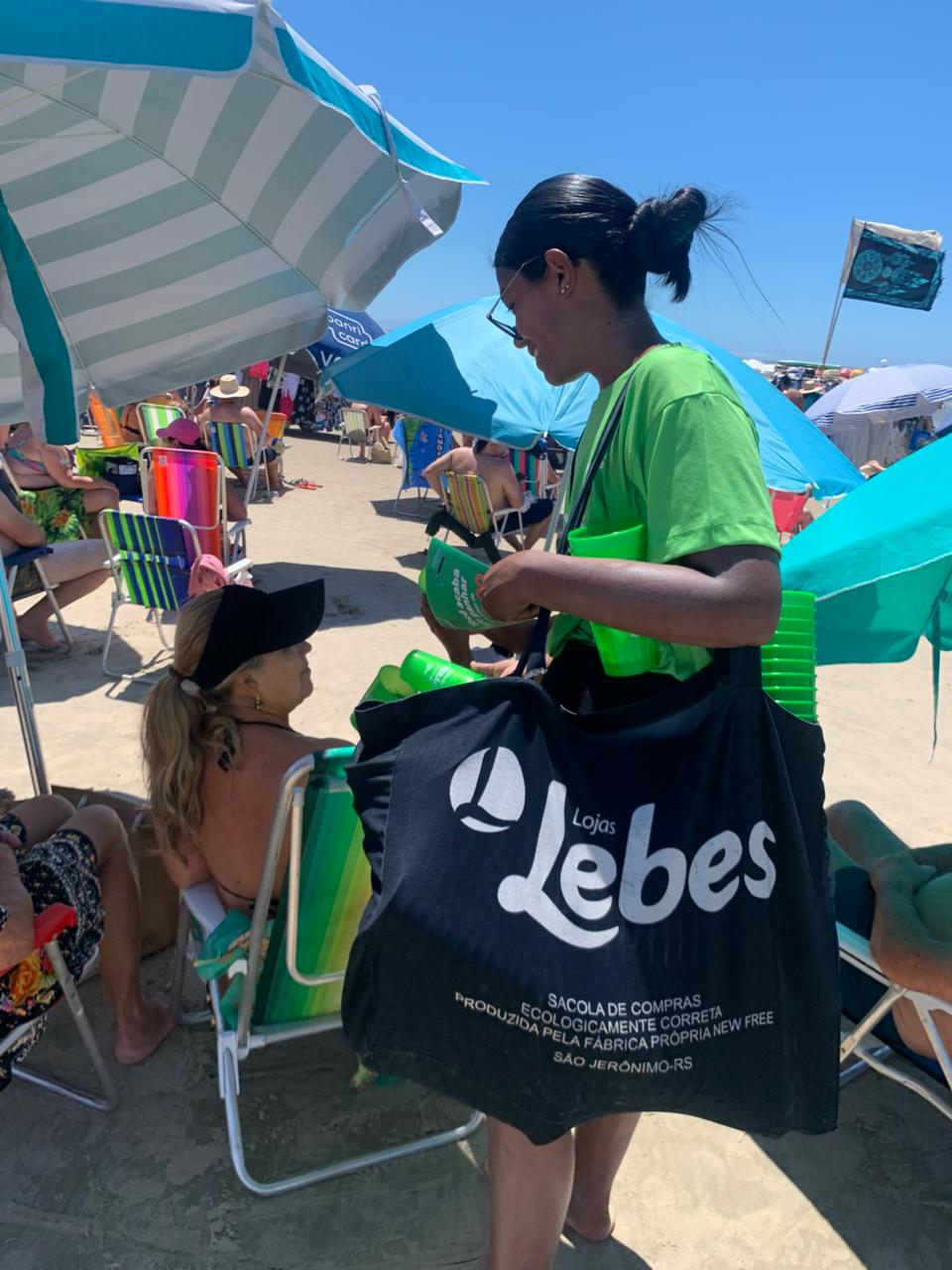 Lojas Lebes promove AÇÃO DE VERÃO no Litoral Norte de RS e SUL de SC