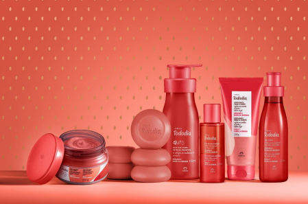 Natura Tododia traz combinação única de morango e baunilha dourada em sua nova linha