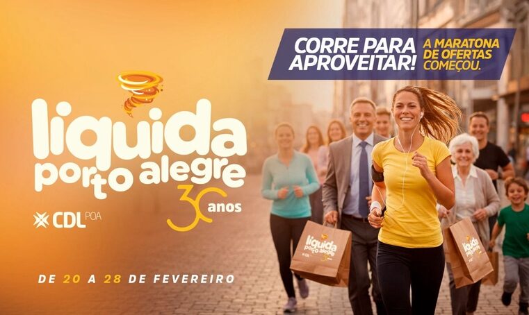Corrida temática integra programação do Liquida Porto Alegre e promove bem-estar no Centro Histórico 