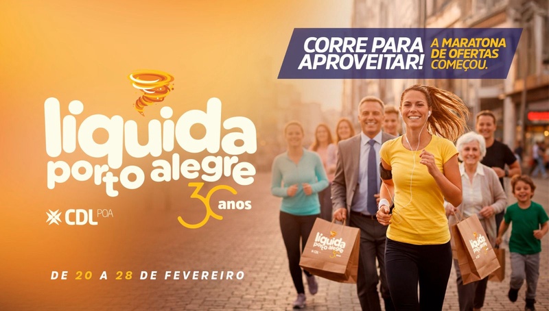 Corrida temática integra programação do Liquida Porto Alegre e promove bem-estar no Centro Histórico 