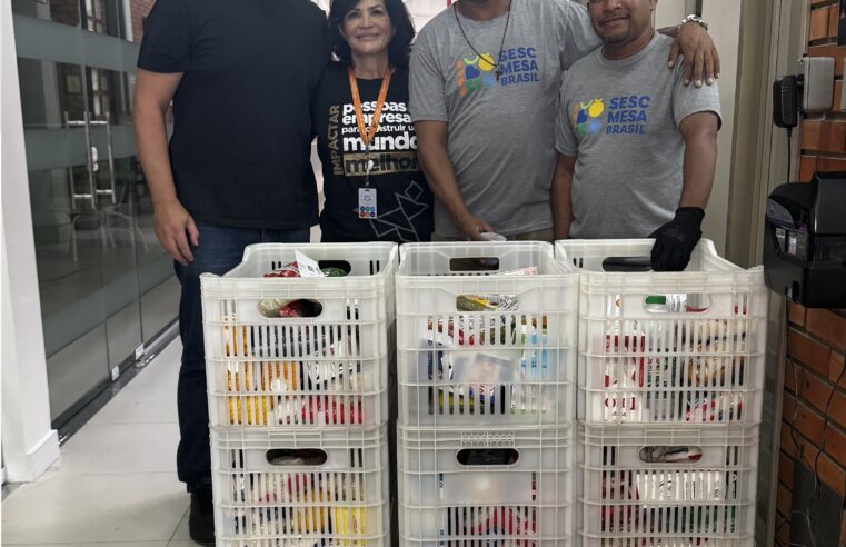 Mais de 200 kg de alimentos são arrecadados por pacientes atendidos gratuitamente no Senac Saúde