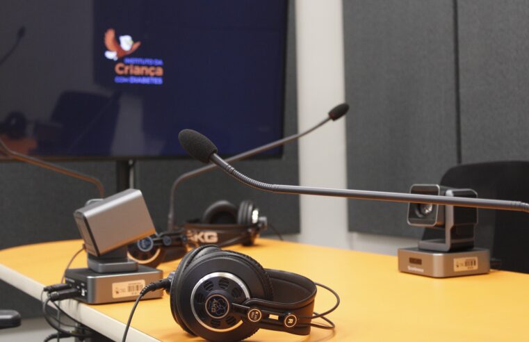 ICDRS inaugura estúdio multimídia para conteúdos educativos sobre diabetes tipo 1
