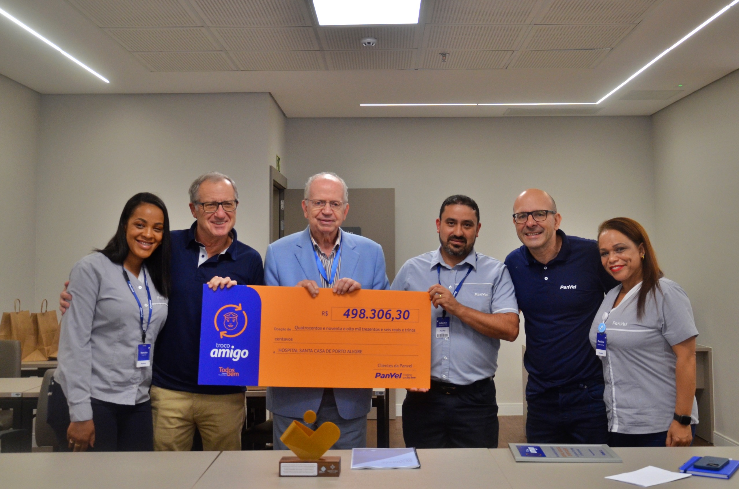 Santa Casa POA recebe R$ 498 mil do Troco Amigo da Panvel