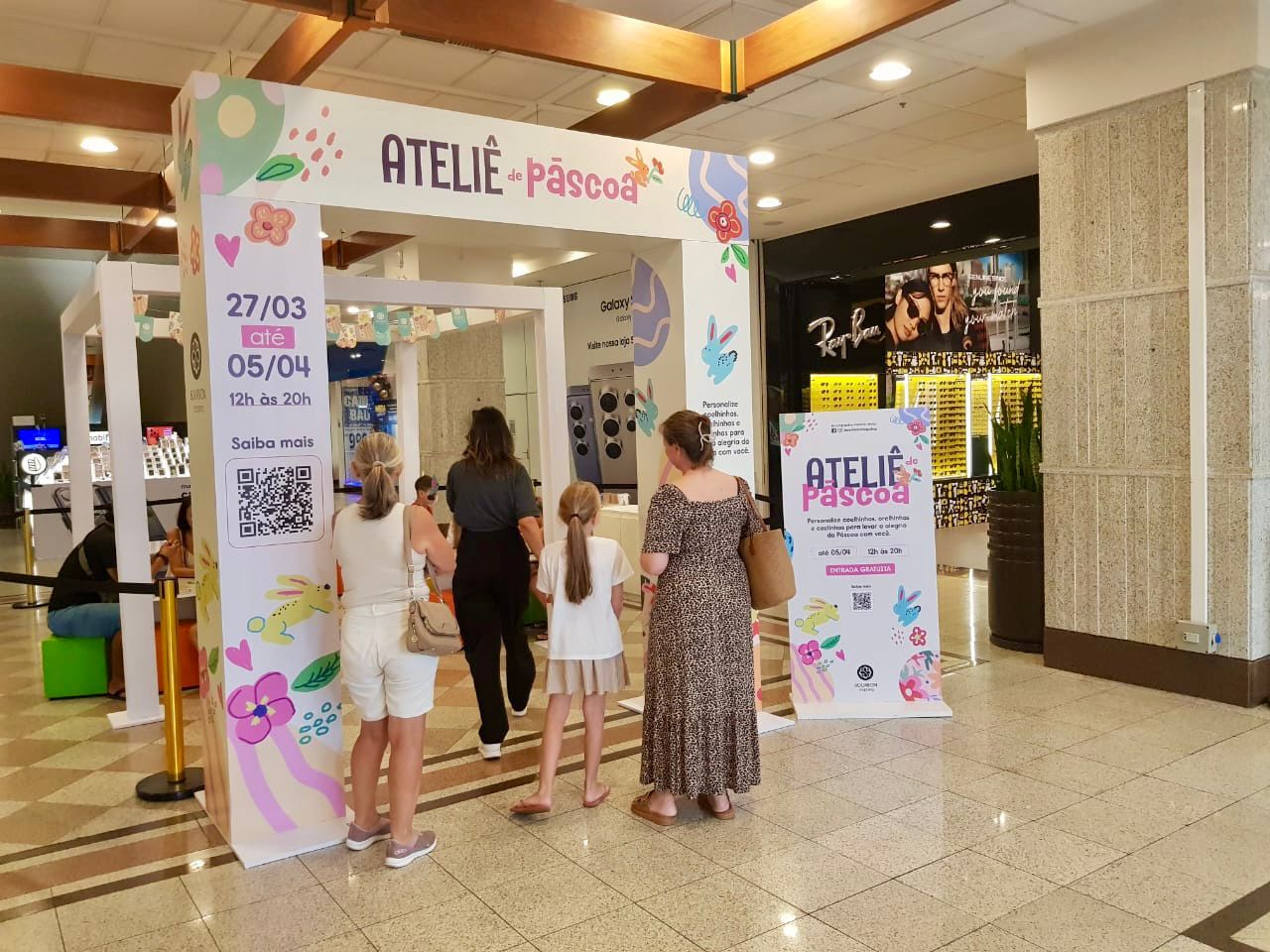 Shoppings da Rede Bourbon e Shopping CenterLar celebram a Páscoa com ateliê infantil temático 
