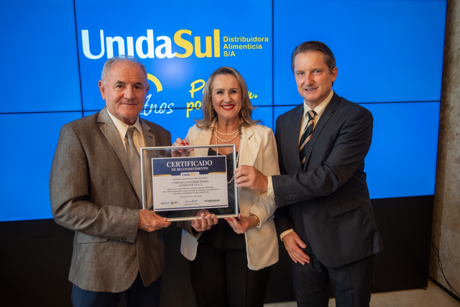 Assembleia Legislativa homenageia Grupo UnidaSul pelos 20 anos de atuação no RS