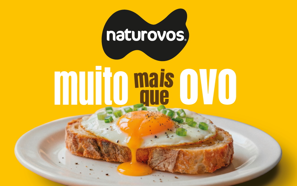 Naturovos lança campanha “Muito mais que ovo” para destacar a versatilidade do alimento