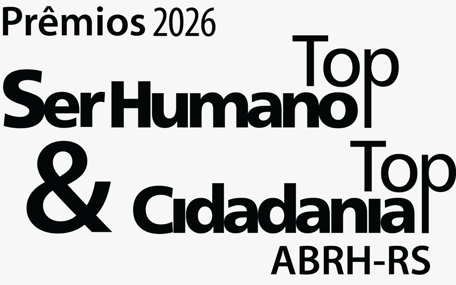 ABRH-RS abre inscrições para os prêmios Top Ser Humano e Top Cidadania 2026