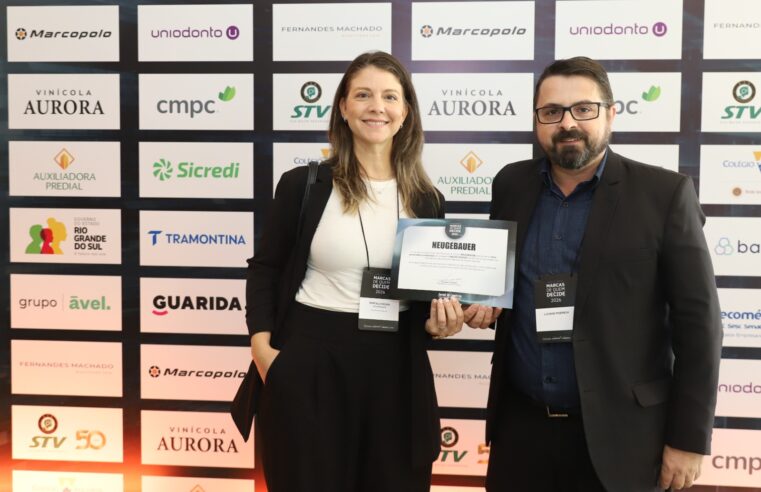 Neugebauer aparece entre as líderes da 28ª edição do “Marcas de Quem Decide”