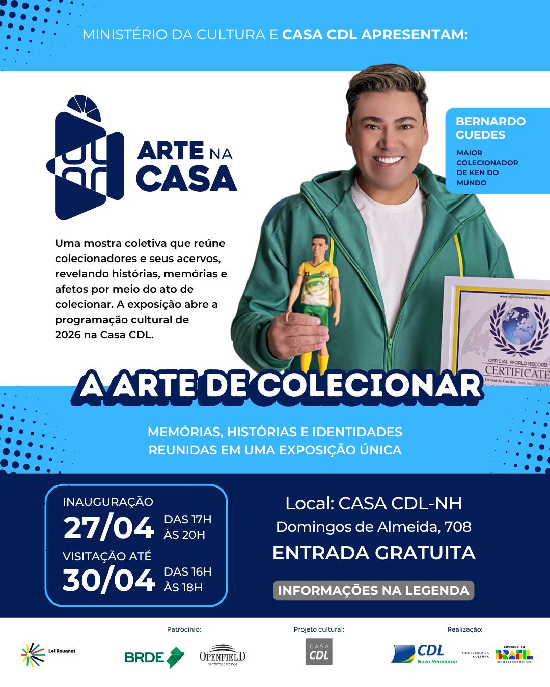 Primeira exposição de 2026 na Casa CDL convida você a viver histórias que foram guardadas com o coração