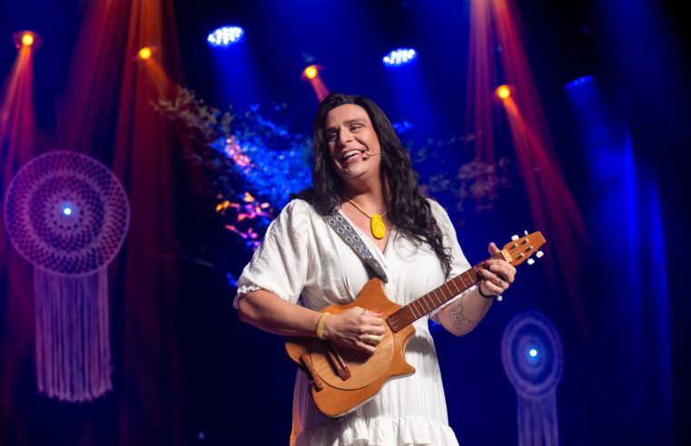 Índio Behn com Dra. Rosângela grava especial de comédia em Porto Alegre