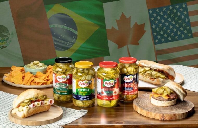Petry Sabores entra em clima de Copa e lança edição especial de pepinos agridoces