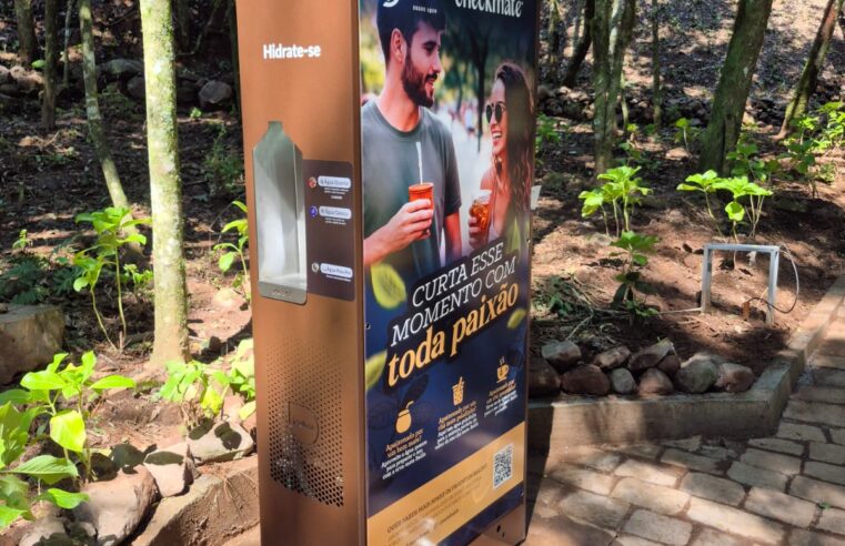 Cristo Protetor de Encantado recebeu estações de hidratação gratuita para visitantes