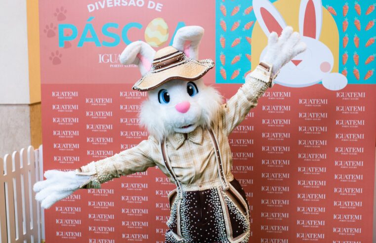 Iguatemi abre Escola de Coelhos e promove busca ao Coelho da Páscoa no feriadão