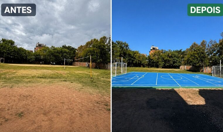 Entrega da Quadra dos Açorianos terá jogo inaugural com crianças e celebração comunitária no dia 14 de maio