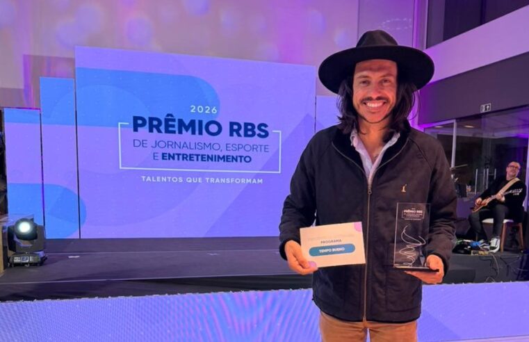 Tempo Bueno, apresentado por Antônio Costaguta, o El Topador, vence prêmio da RBS na categoria Programa