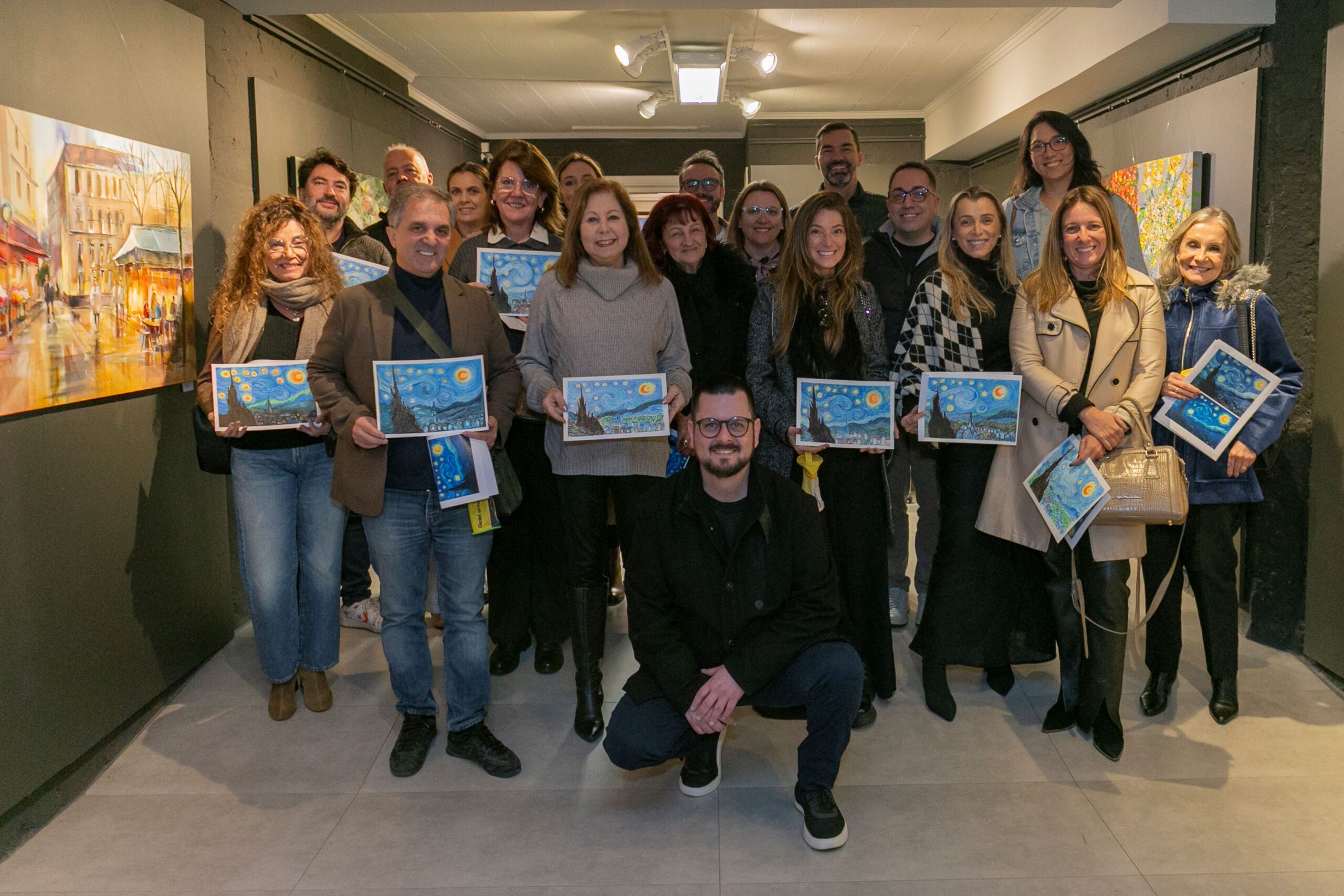 “Noite de Van Gogh” na Gravura Galeria de Arte