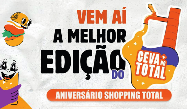 Ceva no TOTAL 2026 reúne cerveja artesanal, gastronomia e música no Shopping TOTAL