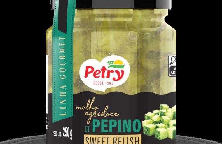 Molho Agridoce de Pepino Sweet Relish da Petry Sabores chega ao mercado