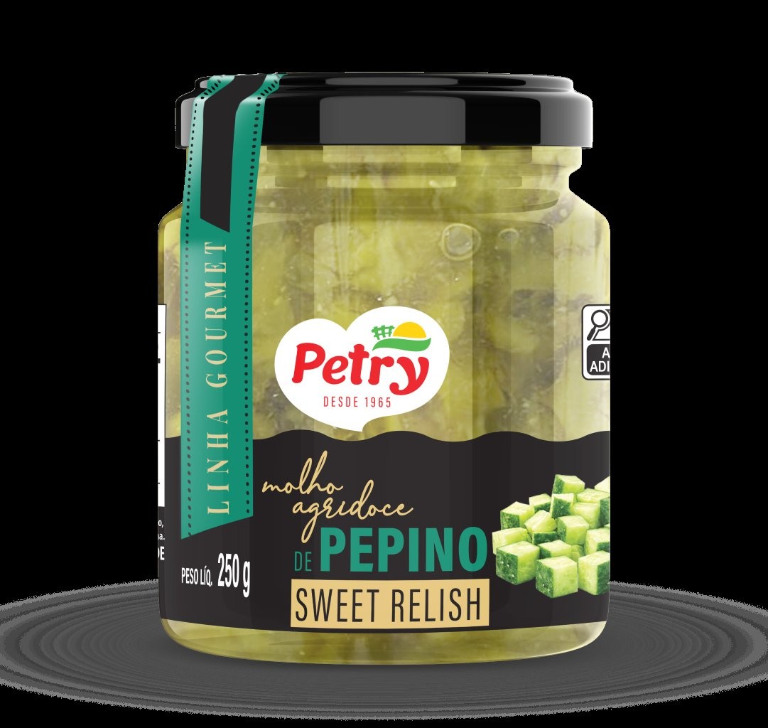 Molho Agridoce de Pepino Sweet Relish da Petry Sabores chega ao mercado