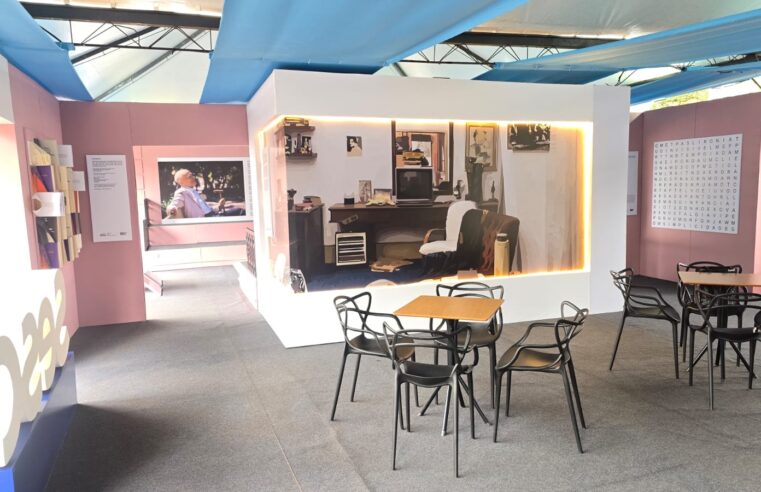 Sesc/RS cria espaço imersivo em homenagem a Mário Quintana para feiras do livro no Estado