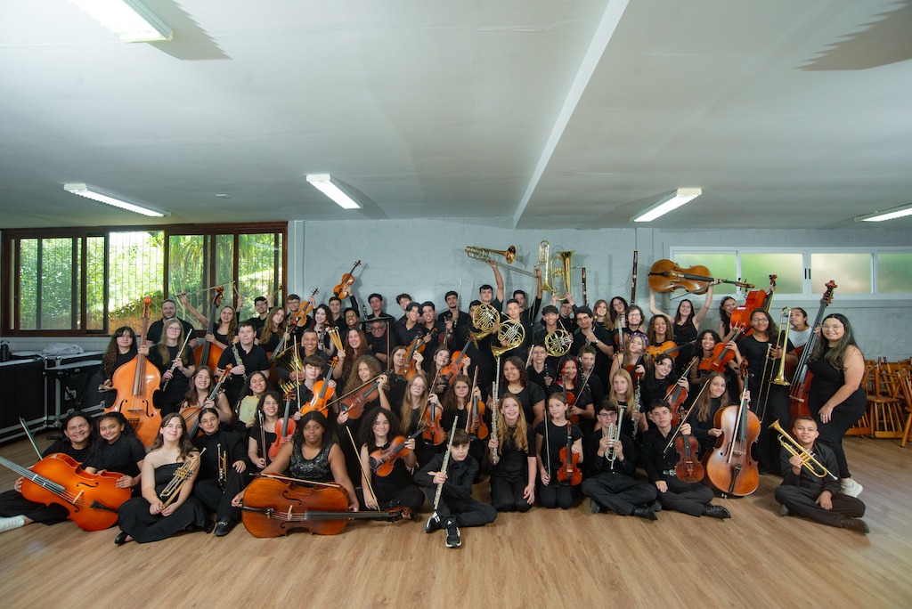 Orquestra Jovem Recanto Maestro circula por sete localidades gaúchas levando música sinfônica gratuita