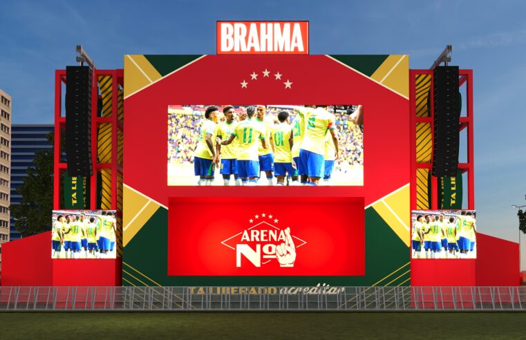 Arena Nº1: projeto da Brahma chega a Porto Alegre com shows, ativações e transmissão exclusiva dos jogos da Copa
