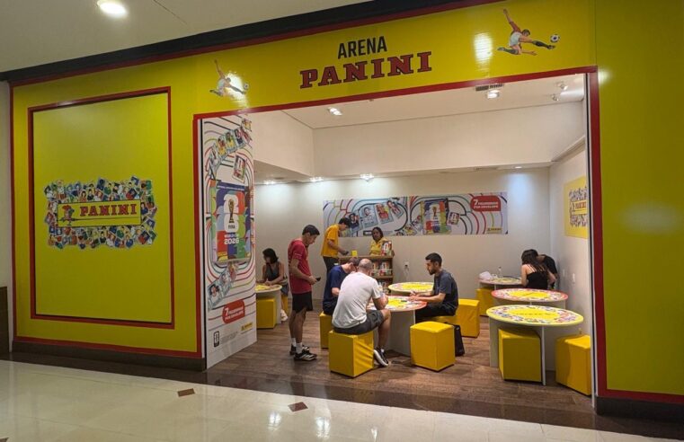 Praia de Belas Shopping recebe Arena Panini com posto oficial de vendas e troca de figurinhas da Copa do Mundo 2026