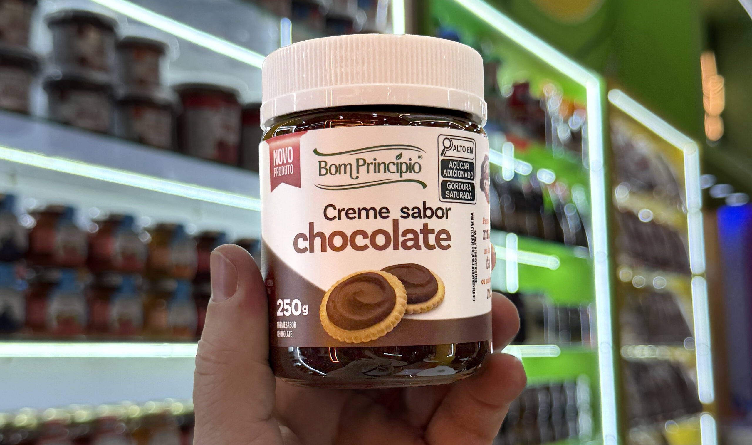 Bom Princípio Alimentos amplia linha de cremes e lança o sabor chocolate 