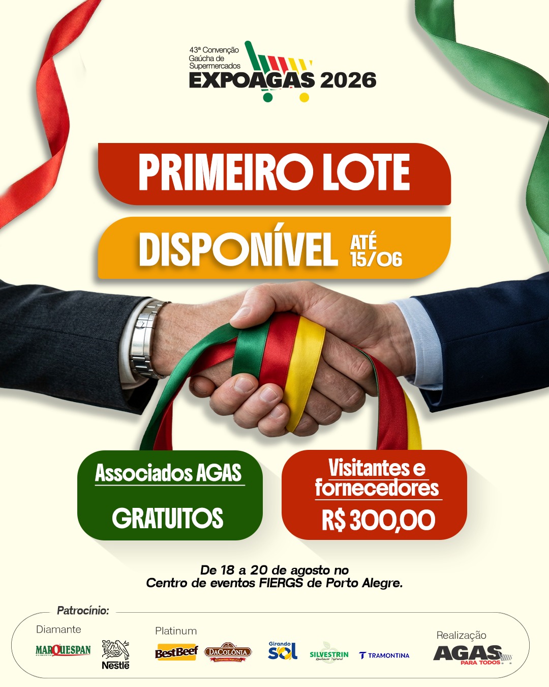 Inscrições abertas para a Expoagas 2026