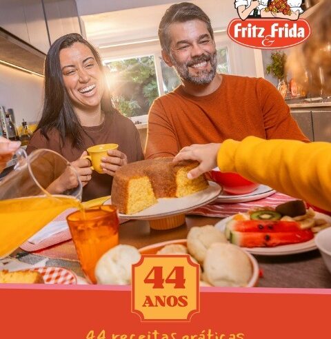 Fritz&Frida lança e-book gratuito de receitas em comemoração aos 44 anos