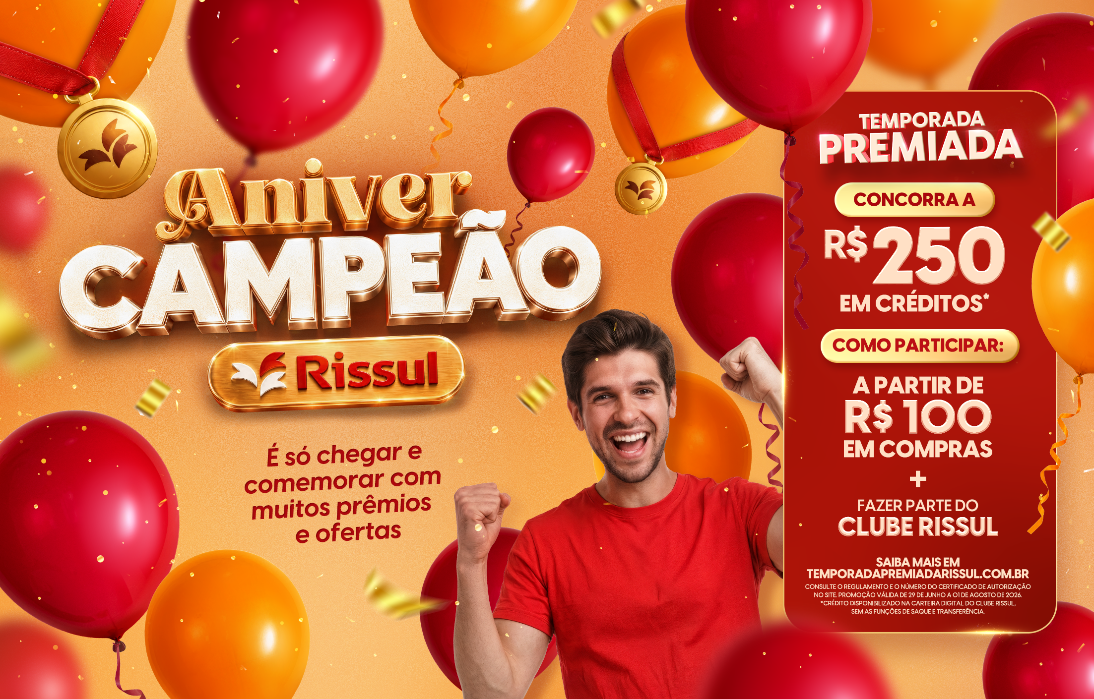 Escala transforma aniversário do Rissul em estratégia de relacionamento