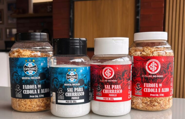 El Capitan lança linha oficial licenciada da Dupla Grenal Produtos unem tradição do churrasco gaúcho, sabor e identidade dos clubes