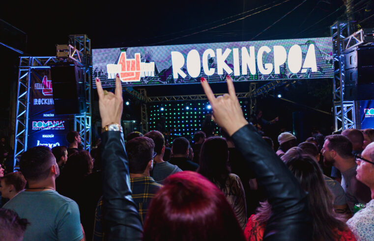 Rocking POA antecipa o Dia do Rock com shows gratuitos, neste domingo