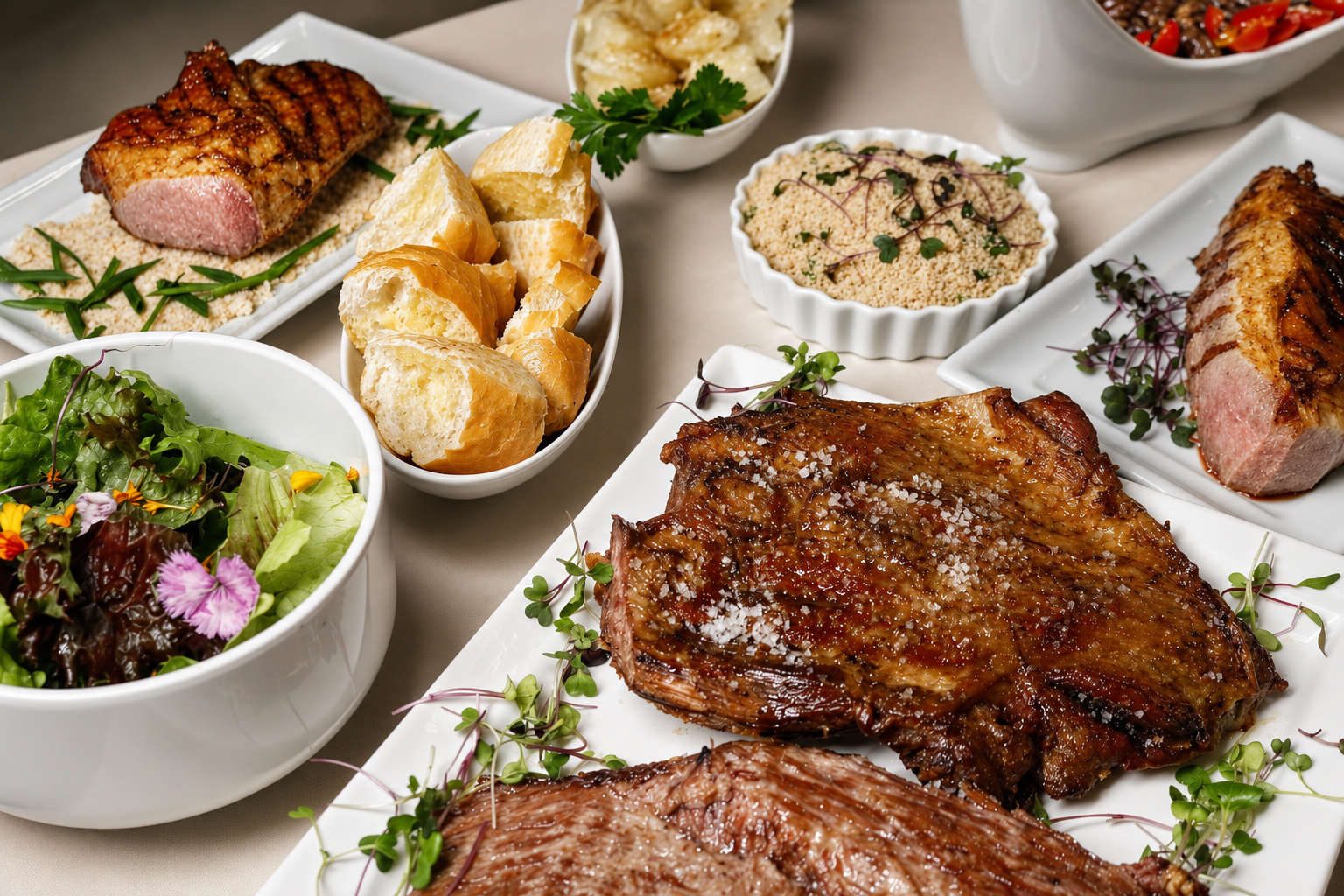 Hilton Porto Alegre prepara brunch especial de Dia dos Pais com estação ao vivo de carnes
