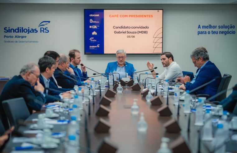 Gabriel Souza participa da primeira edição dos Cafés com Presidentes