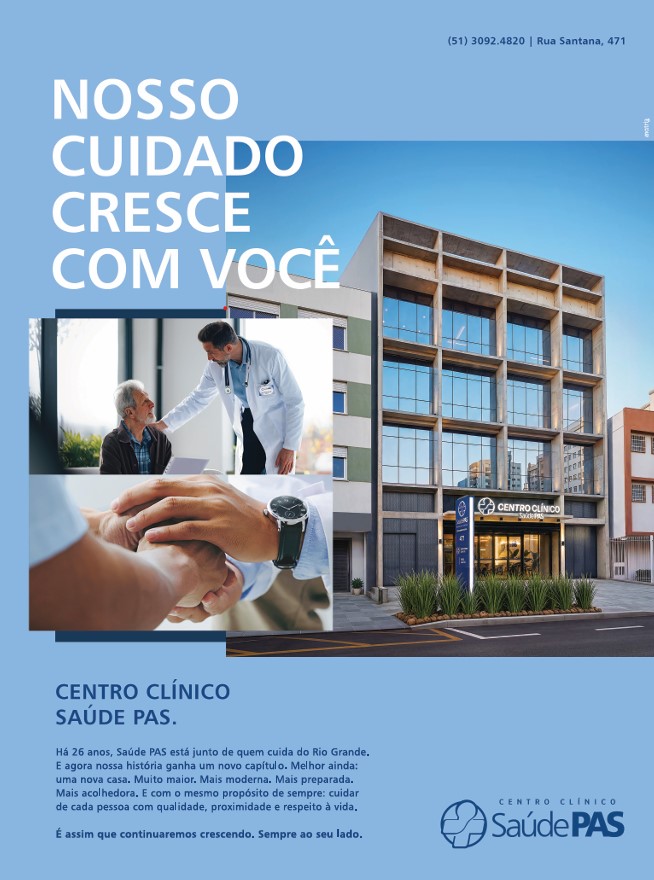 Matriz reforça o crescimento do cuidado em campanha de lançamento do Centro Clínico Saúde PAS