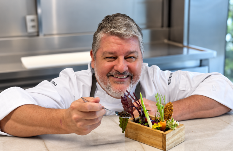 Carlos Kristensen traz de volta sua horta comestível em menu de primavera no UM