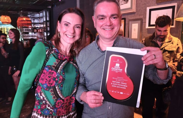 Nature Vinho e Gastronomia conquista o prêmio de Melhor Restaurante de Vinícola do RS junto com a Don Giovanni