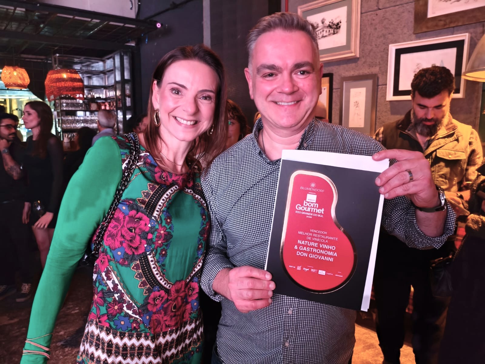 Nature Vinho e Gastronomia conquista o prêmio de Melhor Restaurante de Vinícola do RS junto com a Don Giovanni