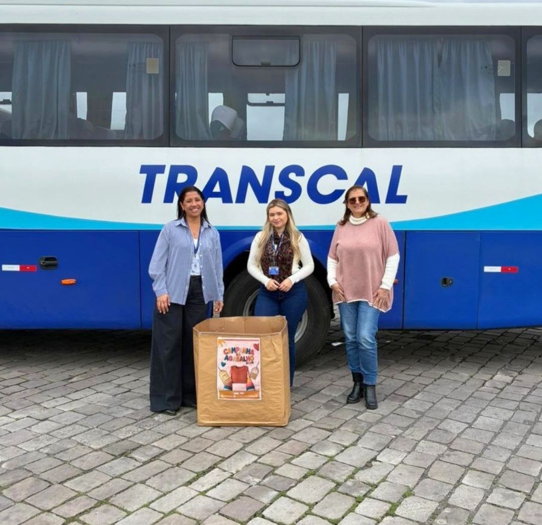 Transcal arrecada mais de 300 peças em campanha do agasalho
